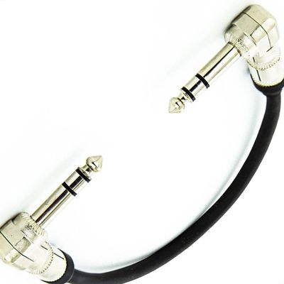 Cabo Adaptador P10 90º X P10 90º Estereo - 8 Metros