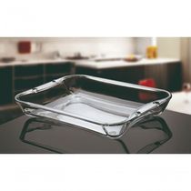 Travessa De Vidro Temperado 29cm 1.7 Litros Direto Ao Forno Assadeira