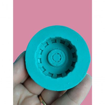 Molde Silicone 2 Modelos Rodas Trator Carro Hotweels (Pneu)
