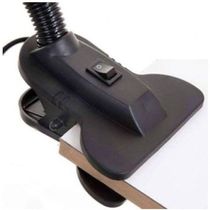 Luminaria De Mesa Articulavel Com Garra Presilha Sala Trabalho Escritorio Abajur G Pret