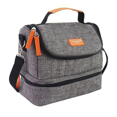 Bolsa Térmica C/ 2 Compartimentos Vibe Cinza