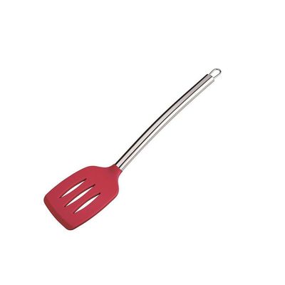 Conjunto De Colheres Euro Silicone 7 Peças Vermelho