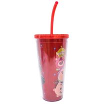 Copo Cubos De Gelo Vermelho Mickey Minnie Tsum Tsum 600 Ml