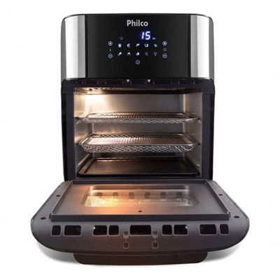 Fritadeira Air Fryer Oven Philco Pfr2250v 4 Em 1 12l 1800w. Voltagem:110v
