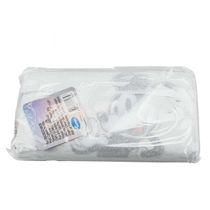 Carteira Retangular Prateado Mickey Disney 100 Anos 10x20cm