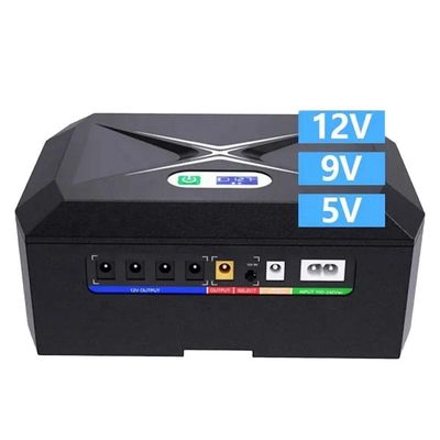 Mini Ups Nobreak Com Bateria 17600mah 60w 24v 15v 12v 9v 5v