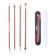 Kit C/4 Extrator Tira Acne Cravos Espinha Limpeza Pele