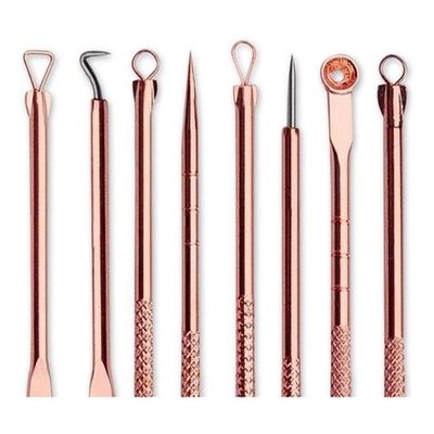 Kit C/4 Extrator Tira Acne Cravos Espinha Limpeza Pele