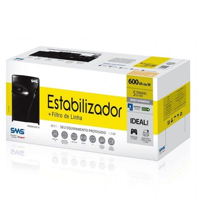 Estabilizador Progressive Iii 600Va Bivolt Entrada 115/220V