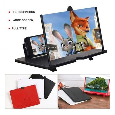 Lente Ampliar Tela De Celular Aumento 3D Suporte Zoom Portat