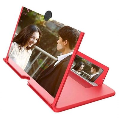 Lente Ampliar Tela De Celular Aumento 3D Suporte Zoom Portat