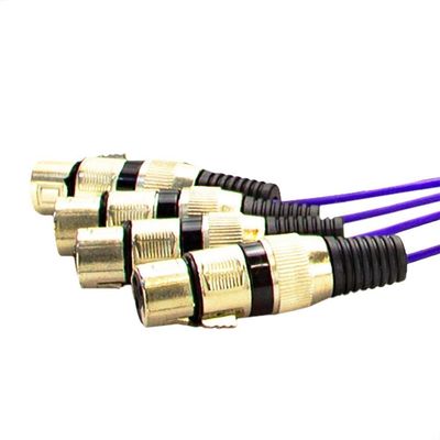 Multicabos Com Conectores Xlr 4 Vias Cirilo Cabos 40 Metros