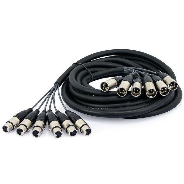 Multicabos Xlr 6 Vias Santo Angelo - 10 Metros