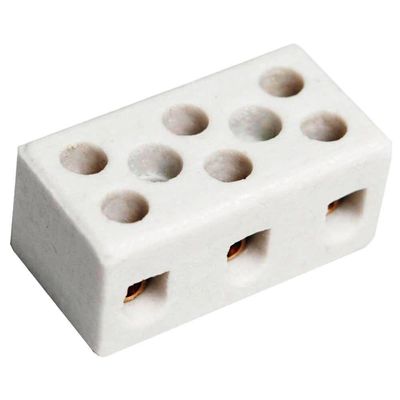 Conector De Porcelana Tripolar 16mm - Fertak