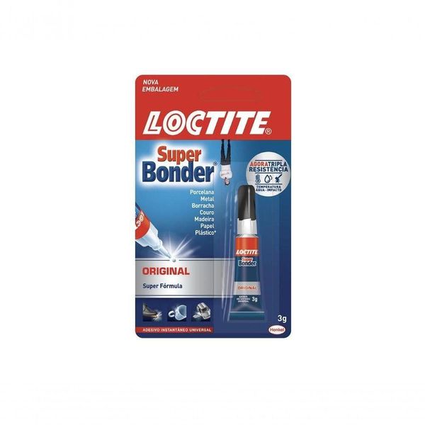 Cola Super Bonder 3g Blister com 6 unidades