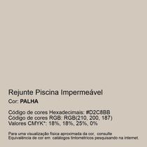 Rejunte Piscina Impermeável Cor Palha 1kg