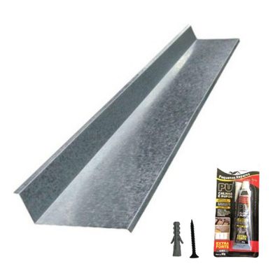 Rufo De Encosto Rufo Externo Galvanizado Corte 25 - 14 Metros