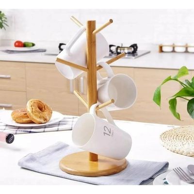 Suporte Para Xícara Bambu Ecokitchen Bm21046 Mimo Style
