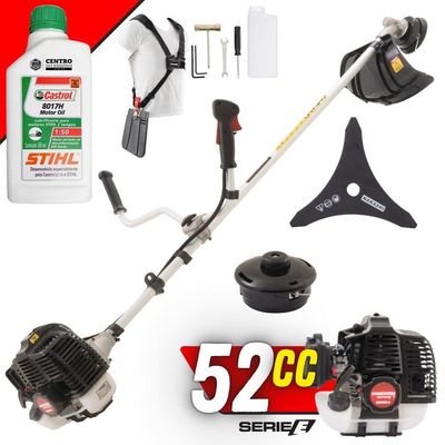 Roçadeira Alta Performance Kawashima Kw52-le + óleo Stihl 2t