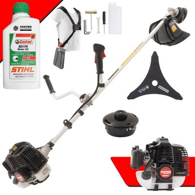 Roçadeira Alta Performance Kawashima Kw52-le + óleo Stihl 2t