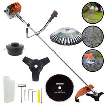 Roçadeira Tekna Rl520ac 52cc 9000rpm 2hp + Kit De 3 Lâminas