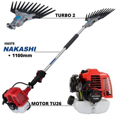 Derriçador De Café Nakashi Motor Tu26 + óleo Castrol Stihl