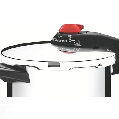 Panela De Pressão Solar Em Aço Inox Fundo Triplo Com 5 Dispositivos De Segurança 22 Cm 6