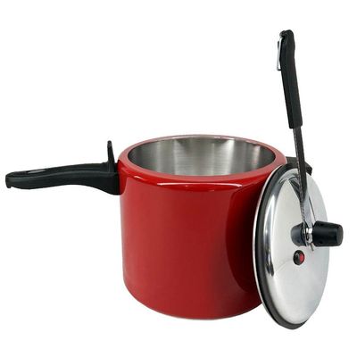 Panela De Pressão 7 Litros Alumínio - Vermelho