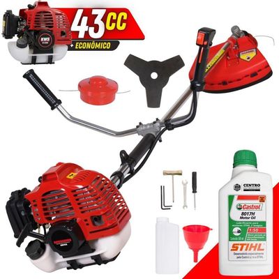 Roçadeira Com óleo Stihl 2t 43cc 1,7hp Kawashima Kw43-l