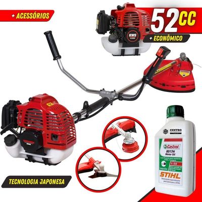 Roçadeira Profissional Com óleo Stihl Kawashima Kw52-l 52cc