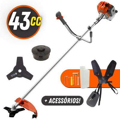 Roçadeira Aparador De Grama Gasolina Tekna Rl430acn-tk 43cc