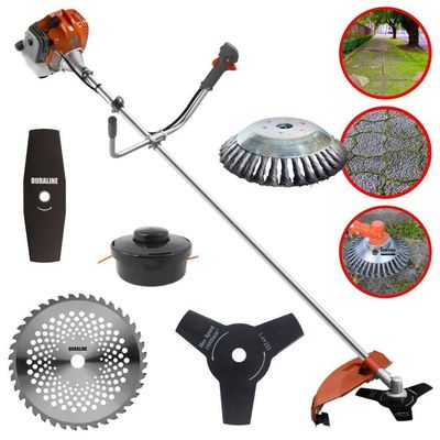 Roçadeira Tekna Rl520acn-tk 52cc Completa Com Kit De Facas