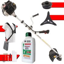 Roçadeira Kawashima Kw52le Faca 3p + Carretel + óleo Stihl