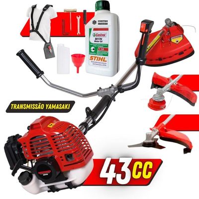 Roçadeira Alta Performance Kawashima Kw43-l + óleo Stihl ?2t