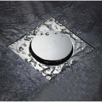 Ralo Fechamento Automático Inteligente Tipo Click Em Inox Tamanho - 15X15Cm