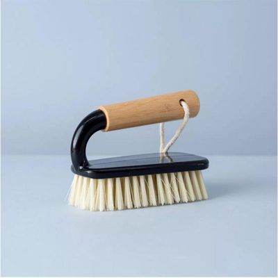 Escova De Limpeza Multiuso Com Cabo De Bambu Oikos:preto