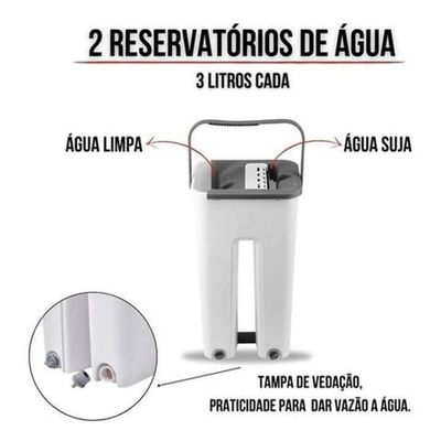 Mop Limpa E Seca 6l - Clink