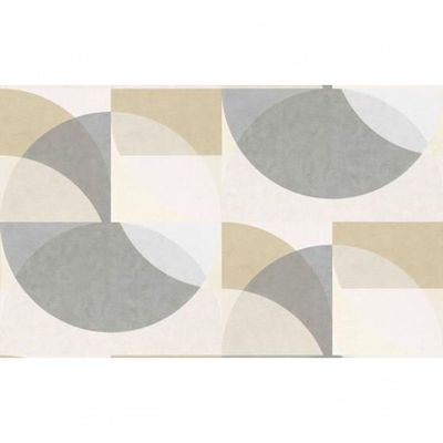 Papel De Parede Raízes Círculos 1015002 Tam. 4m² Papel De Parede Raízes Círculos 1015002