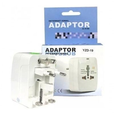 Adaptador Tomada Universal Internacional Viajem + 150 Países