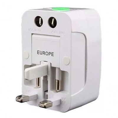 Adaptador Tomada Universal Internacional Viajem + 150 Países