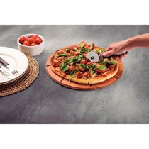 Cortador Para Pizza Tramontina Utilitá Em Aço Inox Com Cabo De Polipropileno Preto Tramontina