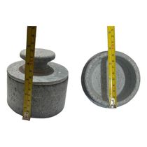 Manteigueira Francesa De Pedra Sabão Grande 200g