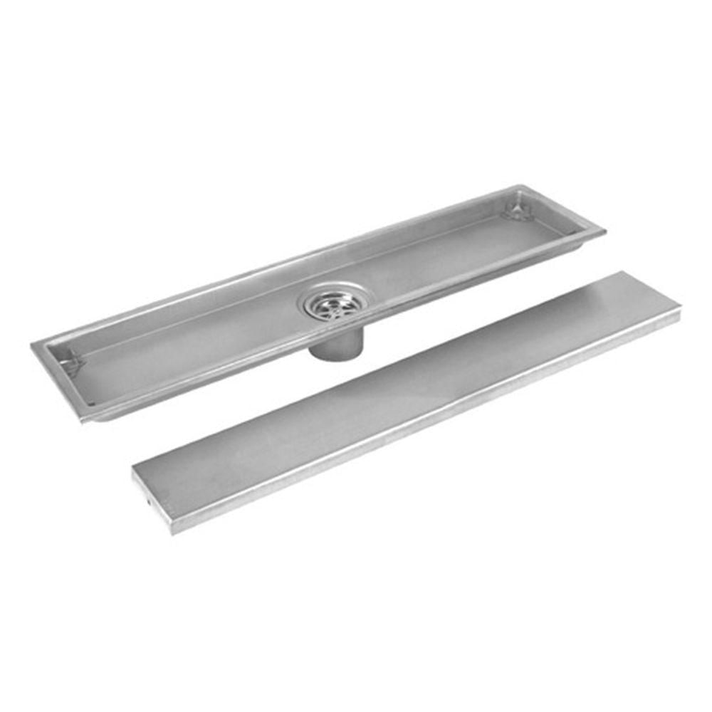 Ralo Linear Oculto 50cm Aço Inox Invisivel Banheiro Lavabo Anti Odor Anti Inseto Seguro Higienico