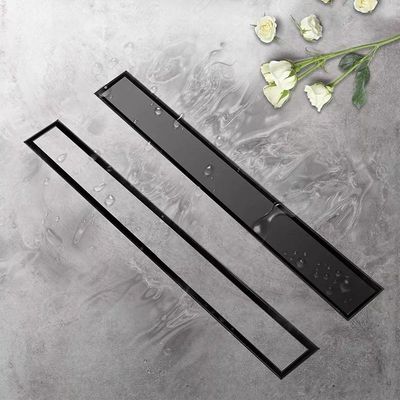 Ralo Linear Oculto Inox 40cm Banheiro Lavabo Anti Odor Anti Inseto Invisivel Seguro Higienico