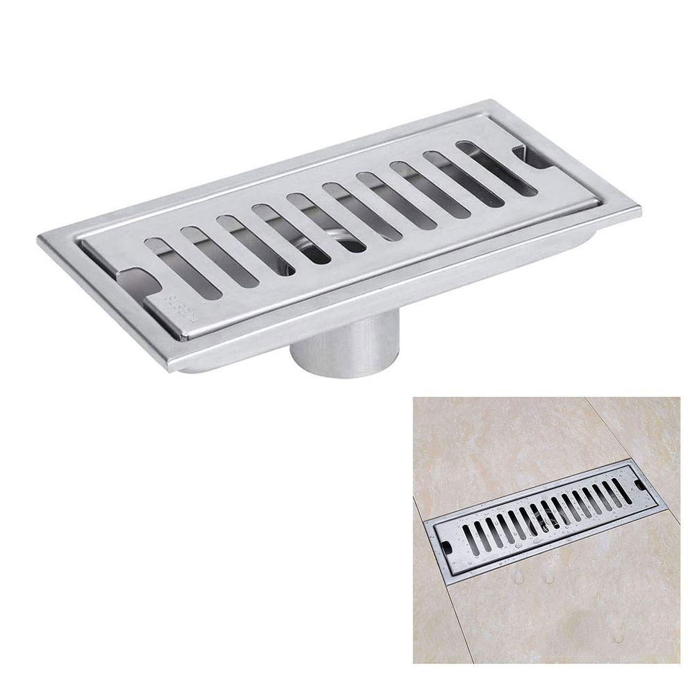 Ralo Linear Aço Inox 30cm Banheiro Lavabo Area Externa Anti Odor Anti Inseto