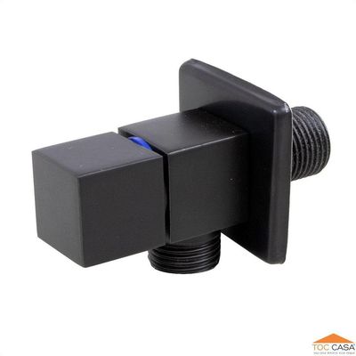 Ducha Higiênica Quadrada c/Registro Metal Black Matte