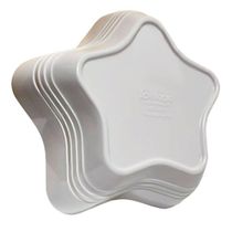 Kit 4 Tigelas Bowl Melamina Estrela Branca 900ml