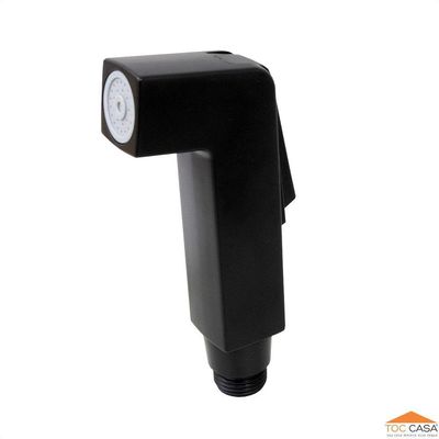 Ducha Higiênica Quadrada c/Registro Metal Black Matte