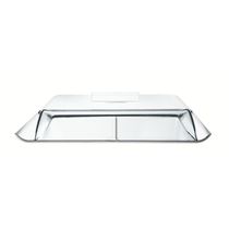 Porta Frios Tramontina Quadrata Em Aço Inox Com Cúpula Transparente Tramontina