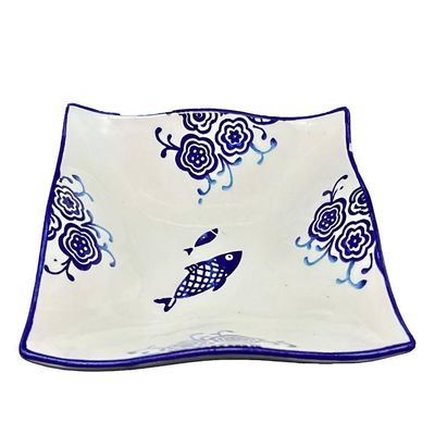 Kit 6 Tigela Sobremesa Bowl Peixe Praia Oceano Náutico 14cm